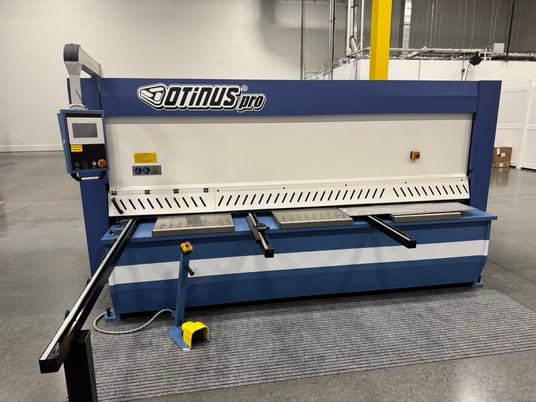 Otinus #SMO-3108-C8, Guillotine Shear, 5/16" x 10' capacity, 29" Backgauge Retract Distance, 13 SPM, 15 kW - Image 8