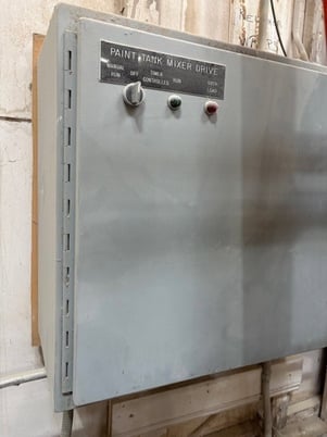 10000 gallon Stainless Steel Mixing Tank, 5/10 HP Agitator, 1900 - Image 8