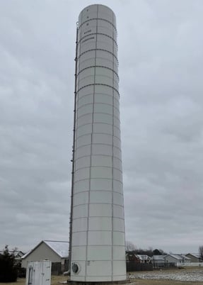 272000 gallon Aqua Store #20121-WT, Water Tower, Carbon Steel Construction, 120" H x 19" Dimension, 1900 - Image 5