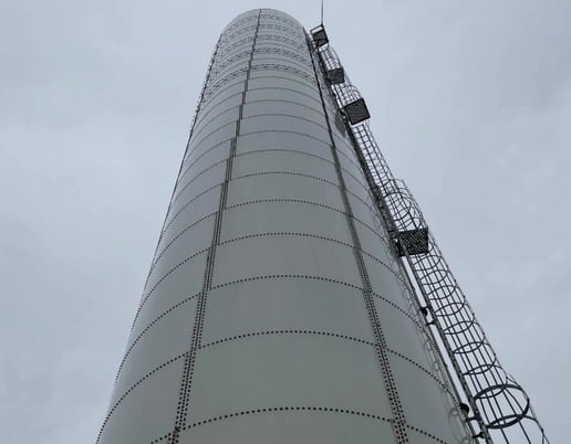 272000 gallon Aqua Store #20121-WT, Water Tower, Carbon Steel Construction, 120" H x 19" Dimension, 1900 - Image 8