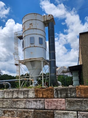 70000 cfm Airlanco #450RLP10, baghouse dust collector, automatic reverse air cleaning system w/rotating - Image 4