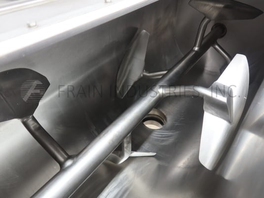 25 cu.ft. Marion, 304 Stainless Steel paddle mixer, 60" L x 27" W x 30-1/2"D, bolt down cover, 10 HP - Image 2