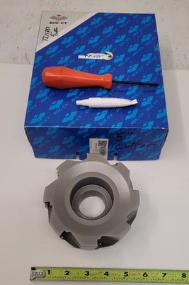 ZCC CT EMP02-5.00"-B1.50" AP16-08 Square Shouldering Indexable Face Mill - Image 2