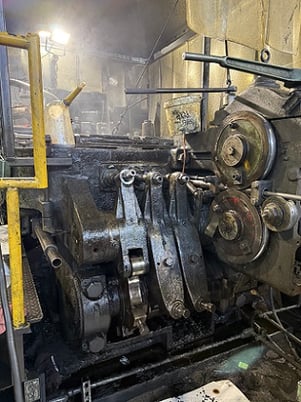 3/4" x 6" National 3 die bolt maker, 50 PPM, serial #15767, 1945 - Image 3