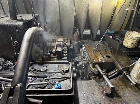 3/4" x 6" National 3 die bolt maker, 50 PPM, serial #15767, 1945 - Image 5