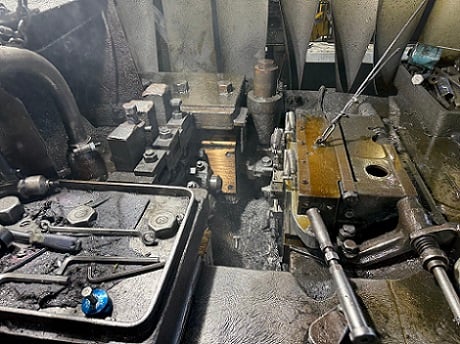 3/4" x 6" National 3 die bolt maker, 50 PPM, serial #15767, 1945 - Image 7