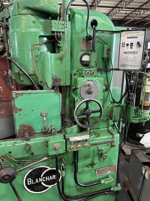 Blanchard #11-20, rotary surface grinder, 20" magnetic chuck, 11" solid wheel, 12" under wheel, 1970 - Image 2