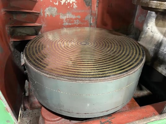 Blanchard #11-20, rotary surface grinder, 20" magnetic chuck, 11" solid wheel, 12" under wheel, 1970 - Image 3