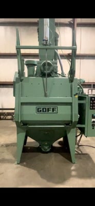 6 cu.ft. Goff, tumble barrel blast, late model - Image 1