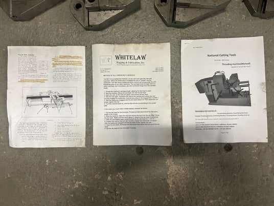 1" -4" National Cutting Tools, steel pipe threading machining, threader, lubrication system, automatic feed - Image 4