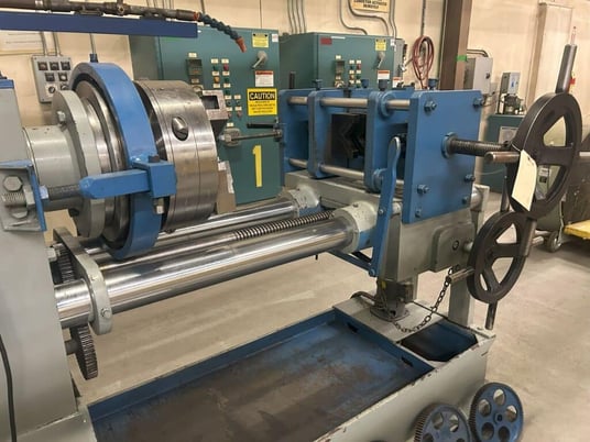 1" -4" National Cutting Tools, steel pipe threading machining, threader, lubrication system, automatic feed - Image 9