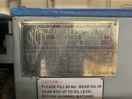 1" -4" National Cutting Tools, steel pipe threading machining, threader, lubrication system, automatic feed - Image 10