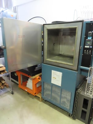 22" width x 23" D x 21" H Tenney #T-6C, temperature testing chamber, -110 to 80&deg;C, Watlow F4 / Limit 97A - Image 1