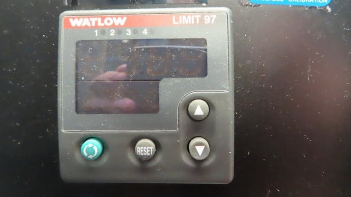 22" width x 23" D x 21" H Tenney #T-6C, temperature testing chamber, -110 to 80&deg;C, Watlow F4 / Limit 97A - Image 8