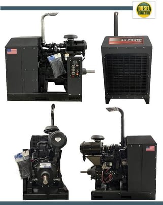 125 HP Cummins #4BT3.9, Engine Assembly, sound attenuated enclosure 3, VE pump, warranty (2 available) - Image 2