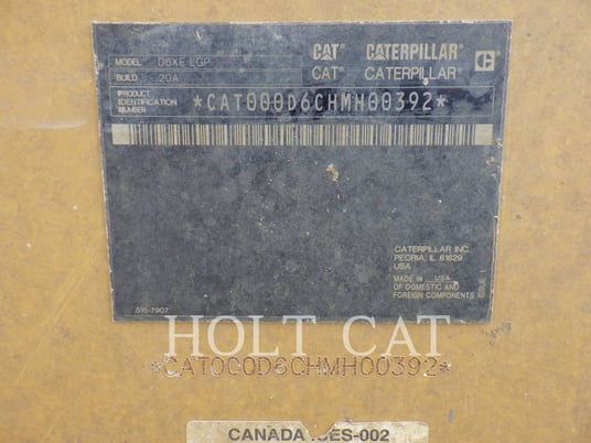 Caterpillar D620XEVP, Crawler Dozer, 13041 hours, S/N: HMH00392, 2020 - Image 6