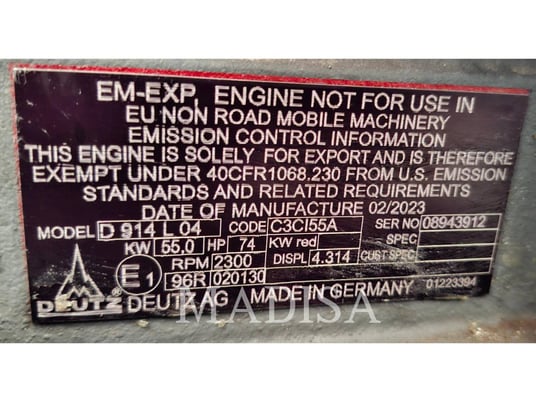 Boart Longyear LX6, Surface Drill Rig, 11 hours, S/N: 390.24, 2024 - Image 8