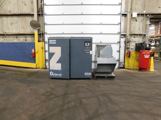 197 scfm, 125 psig, Atlas Copco #ZT37, air compressor, 60 HP, 2016 - Image 2