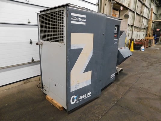 197 scfm, 125 psig, Atlas Copco #ZT37, air compressor, 60 HP, 2016 - Image 4