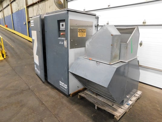 197 scfm, 125 psig, Atlas Copco #ZT37, air compressor, 60 HP, 2016 - Image 5