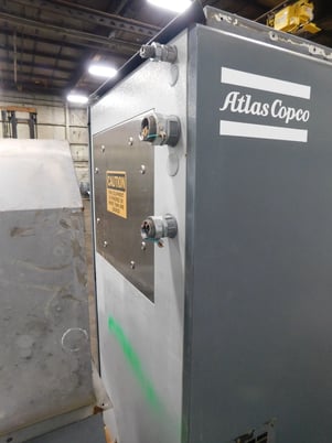 197 scfm, 125 psig, Atlas Copco #ZT37, air compressor, 60 HP, 2016 - Image 7
