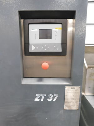 197 scfm, 125 psig, Atlas Copco #ZT37, air compressor, 60 HP, 2016 - Image 9