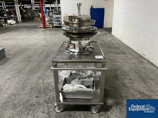 Fette #2090-36i, Tablet Press Turret, 36 Station, B tooled, keyed upper, w/ cams & die cart - Image 3