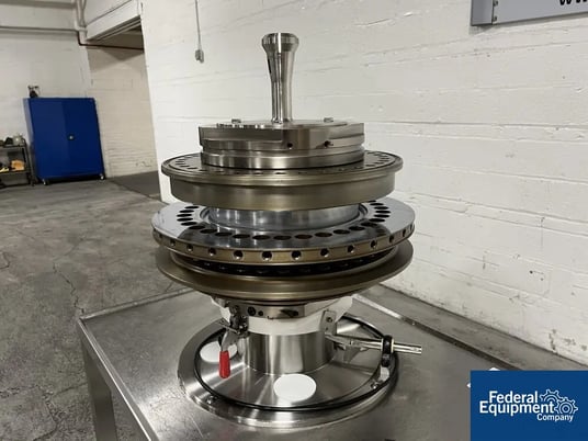 Fette #2090-36i, Tablet Press Turret, 36 Station, B tooled, keyed upper, w/ cams & die cart - Image 4