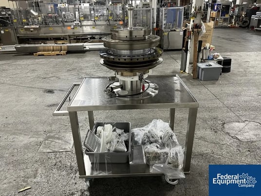 Fette #2090-36i, Tablet Press Turret, 36 Station, B tooled, keyed upper, w/ cams & die cart - Image 5