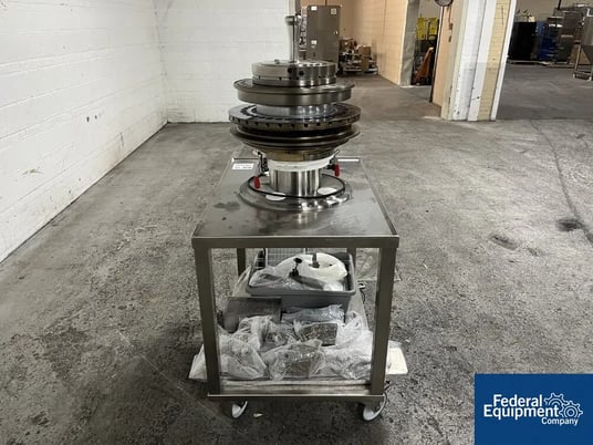 Fette #2090-36i, Tablet Press Turret, 36 Station, B tooled, keyed upper, w/ cams & die cart - Image 6