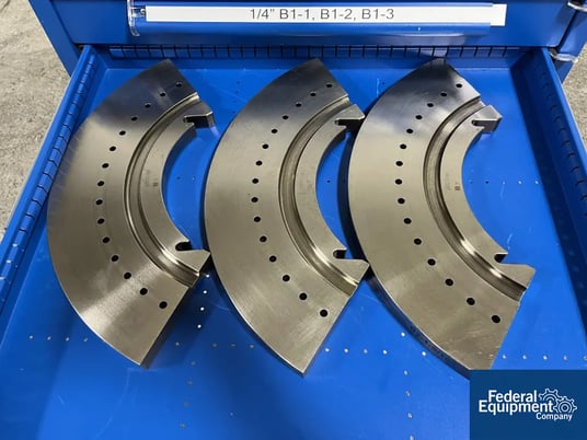 Fette #2090-36i, LOT of 24, Turret Segments, for tablet press, 1/4"-9/32" - Image 8