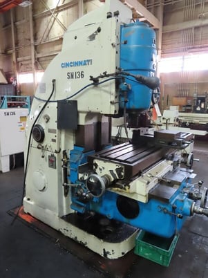 Cincinnati Milacron #450-20 dual- power, 20" x 86-1/2"table, 50 HP spindle motor, 42" X, 18" Y, 16" Z - Image 7