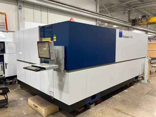 Trumpf #TruLaser-5030, fiber laser, 5000 watts, 5' x10'tbl., refurbished TruDisk 5001, LMC ready, 120" X, 60" - Image 7