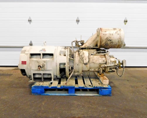Ingersoll-Rand #SSR-EP200, compressor air end & motor, 200 HP, 870 acfm - Image 1