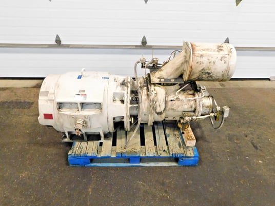 Ingersoll-Rand #SSR-EP200, compressor air end & motor, 200 HP, 870 acfm - Image 2