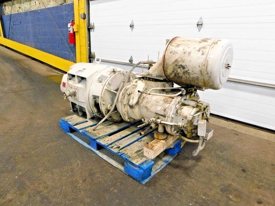 Ingersoll-Rand #SSR-EP200, compressor air end & motor, 200 HP, 870 acfm - Image 4