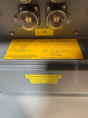 Trystar #GDS-305P-LLM-C, 8000 amp generator docking station, NEMA 3R, 480Y/277 Volts, new - Image 3