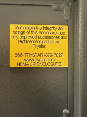 Trystar #GDS-305P-LLM-C, 8000 amp generator docking station, NEMA 3R, 480Y/277 Volts, new - Image 4