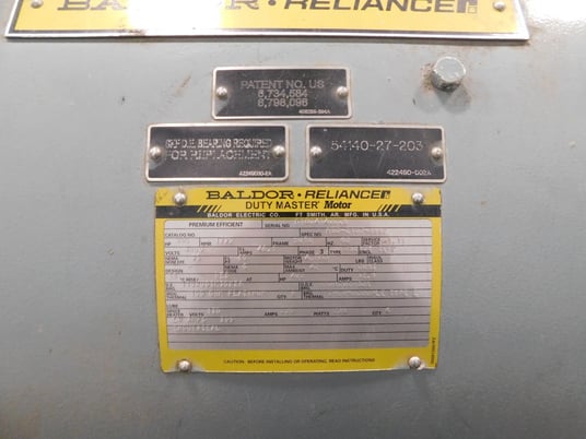 350 HP 1790 RPM Baldor Duty Master, Frame 5010, TEFC, 4000 Volts - Image 9