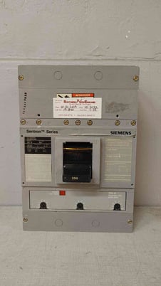 400 Amps, Siemens, HHJD63F400, Circuit Breaker, Sentron Series, 3-Pole, 600 VAC - Image 1