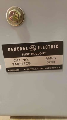 General Electric #TAK83FCB, Fuse Rollout, 3200 Amps - Image 2