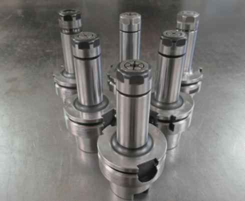 Lyndex #HSK63A-LSK10-105 SK10 type collet chucks with SK10 collets - Image 2