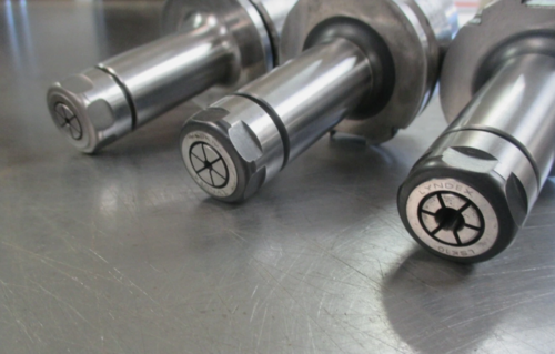 Lyndex #HSK63A-LSK10-105 SK10 type collet chucks with SK10 collets - Image 3
