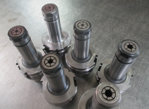 Lyndex #HSK63A-LSK10-105 SK10 type collet chucks with SK10 collets - Image 5