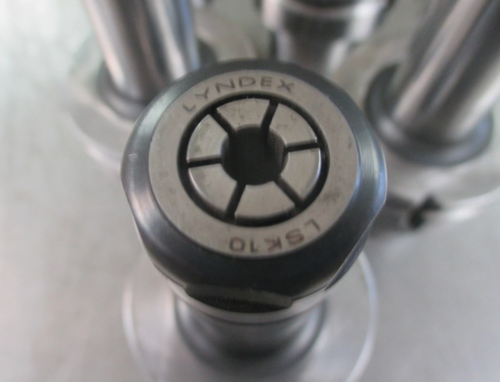 Lyndex #HSK63A-LSK10-105 SK10 type collet chucks with SK10 collets - Image 6