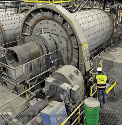 11.5' x 22' Metso, Ball Mill, 1100 KW - Image 7