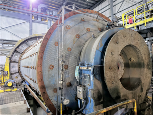 11.5' x 22' Metso, Ball Mill, 1100 KW - Image 8