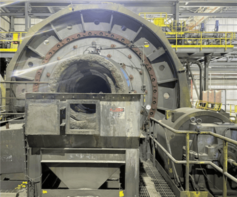 11.5' x 22' Metso, Ball Mill, 1100 KW - Image 9