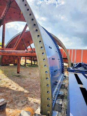 36' x 17' Flsmidth, Sag Mill system, 18,355 HP, ABB Wrap Around Dr, liner & tooling packages, jack, screen - Image 4