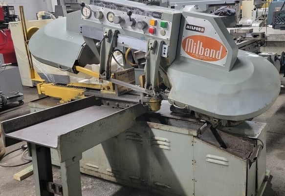 10" x 16" Milford, automatic horizontal band saw, 10" rounds - Image 2